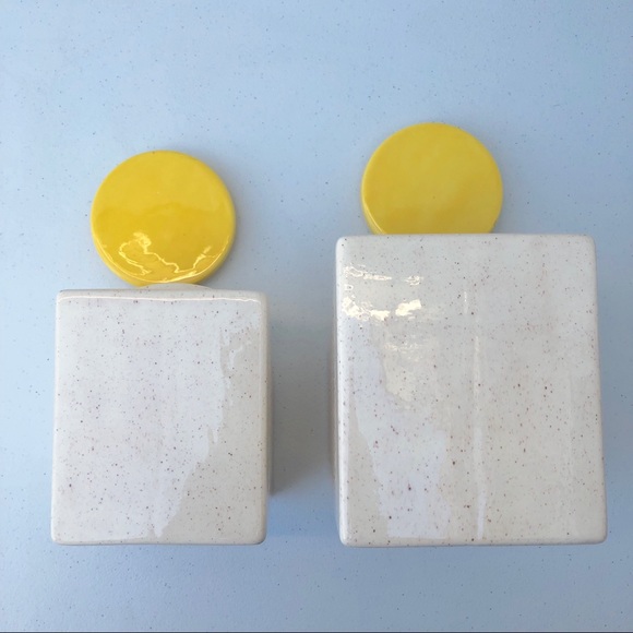 Vintage Kitchen Yellow Canister Set - Picture 3 of 8